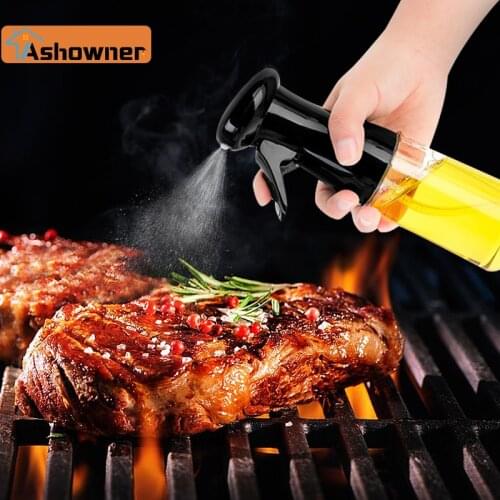 210ml Oil Spray Bottle Kitchen Oil Bottle Cooking Baking Accessories Vinegar Mist Sprayer Barbecue Spray Bottle Cooking BBQ Tool