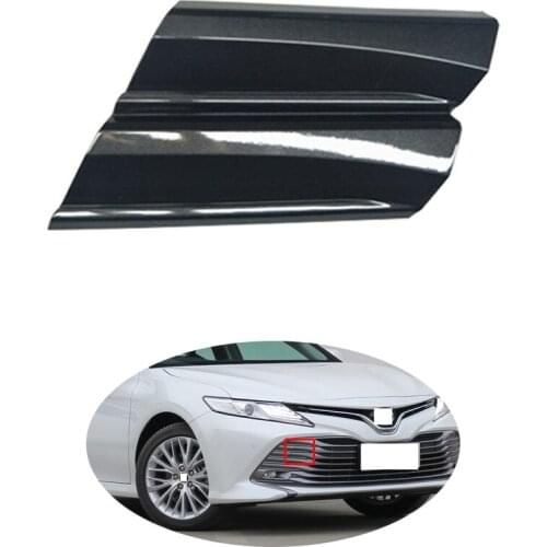 For Toyota Camry 2018 2019 Front Bumper Tow Hook Cover Towing Hole Lid Trailer Trim Cap Plate Traction Housing Shell Hood