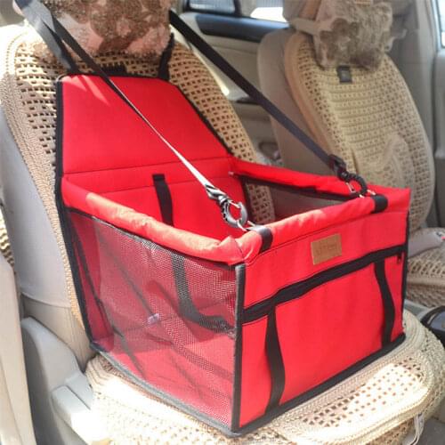 Double Thick Travel Accessories Mesh Hanging Bags Folding Pet Supplies Waterproof Dog Mat Blanket Safety Pet Car Seat Bag