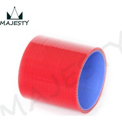 Racing Silicone Hose Straight Coupler Pipe Turbo hose Coolant Radiator Pipe 57mm 2.25" inch red