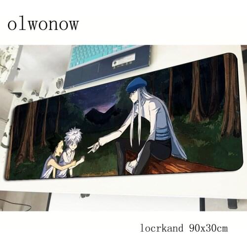 HUNTERxHUNTER mouse pad 900x300x3mm present mousepads best gaming mousepad gamer Beautiful personalized mouse pads keyboard pad