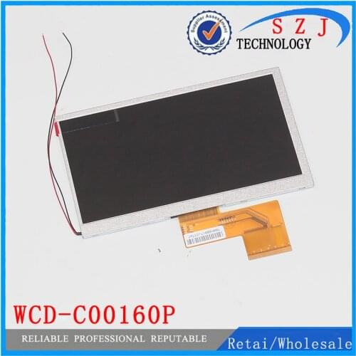 New 7'' inch 165* 104mm 60pin HD Display LCD Display WCD-C00160P LCD Screen Digitizer Sensor Replacement Free Shipping