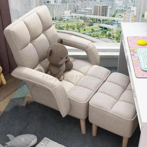 Lazy sofa home bedroom reclining balcony reclining small apartment leisure tatami backrest single sofa chair