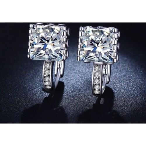 SALE Fashion jewelry Needle name opal Earrings Female Crystal from Swarovskis Woman Christmas gift Wedding jewelry