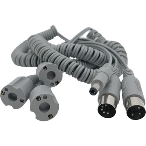 Adjustable Nail Drill Handpiece Cord power cable For Manicure machine Accessories Electric Nail Drill 10mm Gray Handle Rope