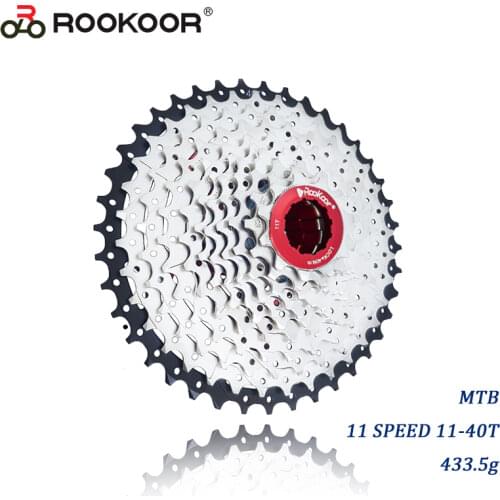 Rookoor Mountain Bike MTB 11 Speed Velocidade Cassette 11S 11-40T Bicycle Parts Cassete Freewheel Sprocket Ultralight 433.5g