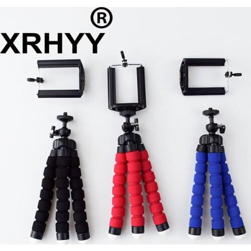 Cell Phone Tripod For iPhone 8/7/6 Plus Samsung & Camera Mount Holder With Bluetooth Remote Shutter Adapter Selfie Stick Clamp