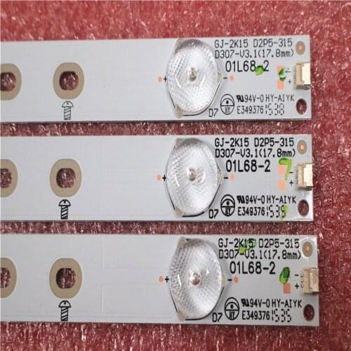 LED bulb luminairFor Philips 32PFS6402/12 32PFT4309/60 32PFT5300/60 LED Bar Backlight Strip Line Ruler GJ-2K15 D2P5 D307-V1 V1.1