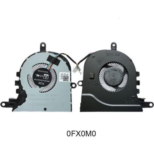 OVY 0FX0M0 07MCD0 Computer Fans for Dell Inspiron 15 5570 5575 CPU Thermal cooling cooler fan P75F FX0M0 PXPA DFS531005MC0T new