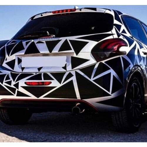 Vinyl Car Stickers and Decals Freestanding Triangle Sticker Body Decoration Graphics Auto Decal Side Accessories Car Sticke M3R9