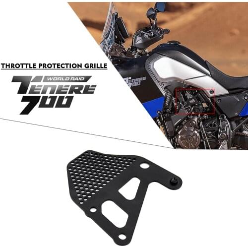 Tenere 700 motorcycle accessories for yamaha tenere 700 t7 t700 2020 throttle guard protection grille