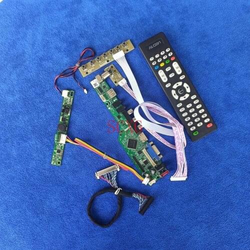 1680*1050 VGA USB AV HDMI-compatible LED/LCD LVDS 30 Pin DIY Kit Matrix controller board Fit LTM220MT09/LTM220MT12 Analog Signal