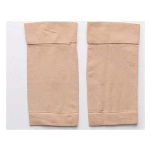 2X Skin/Black Forearm Tattoo Cover Up Compression Sleeves Band Concealer Support