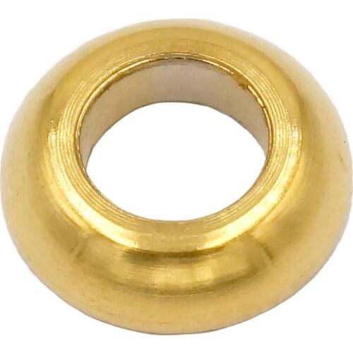 4 PCS M6 Golden GR5 Titanium Alloy Convex Washers For Bicycle Caliper Brake