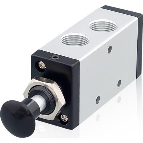 4R210-08 5 Port 2 Pos Hand Lever Operated Control Pneumatic Valve Manual switch valve push connector Muffler 4R310-10