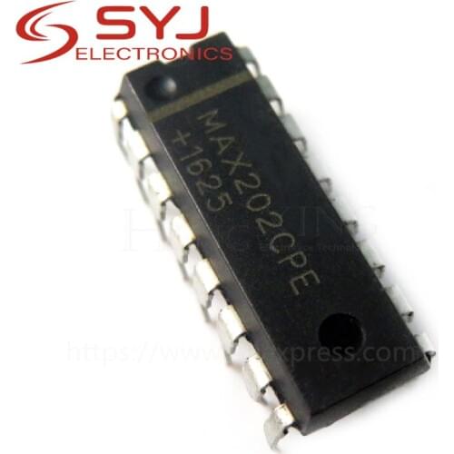 5pcs/lot MAX202CPE MAX202EPE MAX202 DIP-16 In Stock