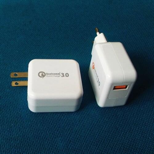 Quick Charge 3.0 18W USB Turbo Wall Fast Travel Charger For SAMSUNG S10+ S9 S8 Note 10 9 8 Xiaomi Mi9 Mi8 MIX3 2S HUAWEI QC 3.0