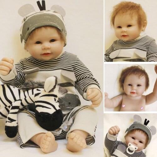 Baby reborn doll 55 cm all body silicone reborn baby Lifelike boy Bonecas bebe reborn girl kid silicone menino lol dolls