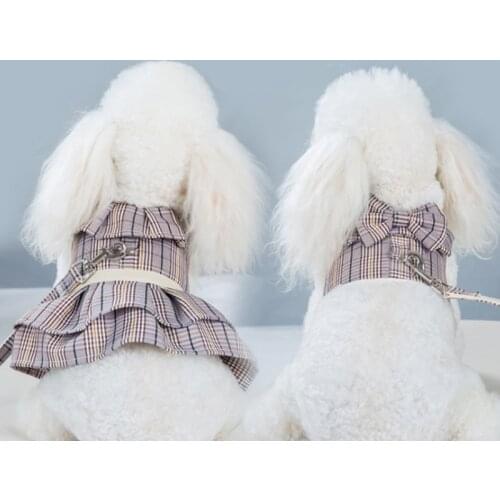 Summer Dress for Dog Pets Dog Cotton Clothes Dress Skirt Puppy Clothing Spring Dresses for Dogs Pet Clothes Supplies Dog Skirts