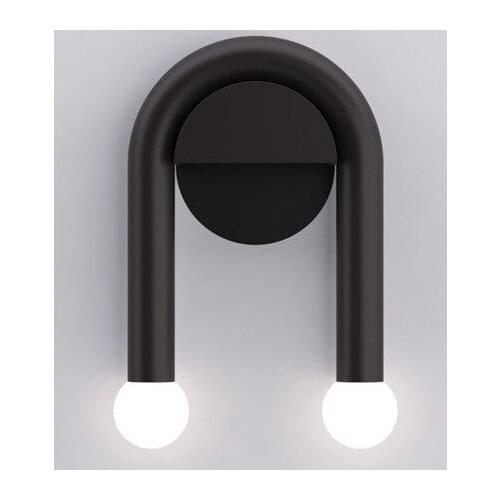 Loft bedroom light wall lamp lustres bedroom light iron corridor aisle bedside wall lights for home bedroom lamp wall lamp