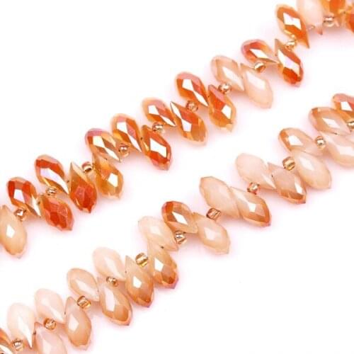 Fashion 6x12mm Mini Pear Shape Beads 100pcs/lot Water Droplet Multi Colors Beads Fit Handmade DIY Jewelry Earrings Hair Hoop
