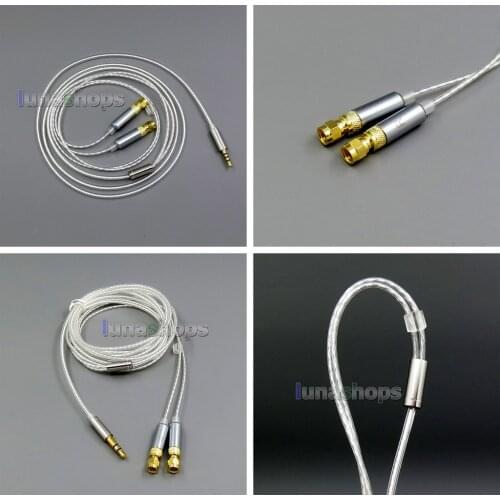 Soft Silver Plated Earphone Cable For HiFiMan HE400 HE5 HE6 HE300 HE560 HE4 HE500 HE600 Headphone LN006263