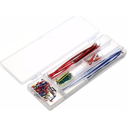 140 pcs U Shape Solderless Breadboard Jumper Cable Wire Kit For Arduino Shield For Raspberry Pi Bread board Diy Electronic Set