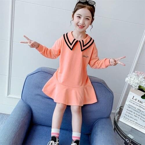 Charming Princess Long Kids Dresses Teenage Girl Dress Children Clothing Spring Autumn Wedding Party Dress Plus Size