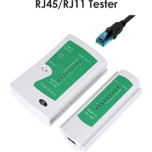 Portable Network Cable Tester Network Cable Tester RJ45 RJ11 LAN UTP Ethernet Line Wire Detector Repair Tool