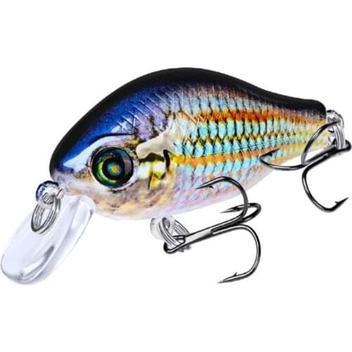 1pcs 52mm 8.5g Crank Fishing Lure Wobbler Floating Artificial plastic Hard Bait Trout Crankbait Bass Pike Japan Fishing Tackle