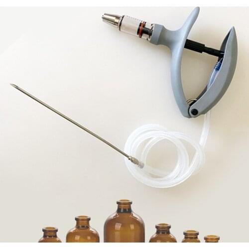 Veterinary Syringe 5ml Automatic Continuous Dosing Device Feeder Cow Tool Pig Chicken Sheep FARM FEEDER Cattle Vaccine Drinker