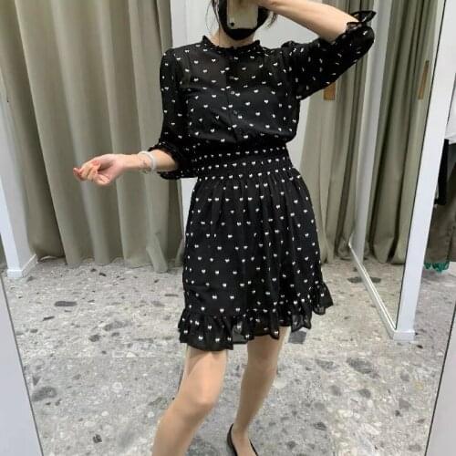Womens black embroidery dress high waist bowknot embroidery French brand elegant party dress women