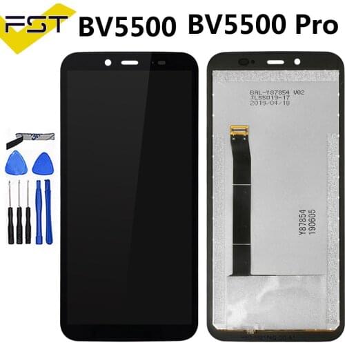 For Blackview BV5500 LCD Display and Touch Screen Tested Assembly 5.5'' For Blackview BV5500 Pro bv5500pro lcd bv5500