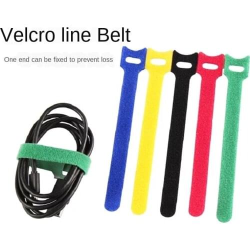 10pcs 15x1.2cm Reusable Cable Ties With Eyelet Holes Back To Back Cable Tie Sort Out The Headphone Cable and Mobile Phone Cable