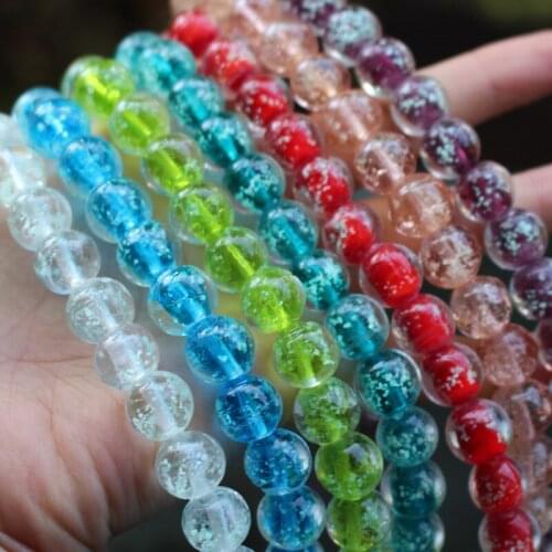 20Pieces/Lot 12mm Simply Round Luminous Lampwork Glass Beads Multi-color jewelry making
