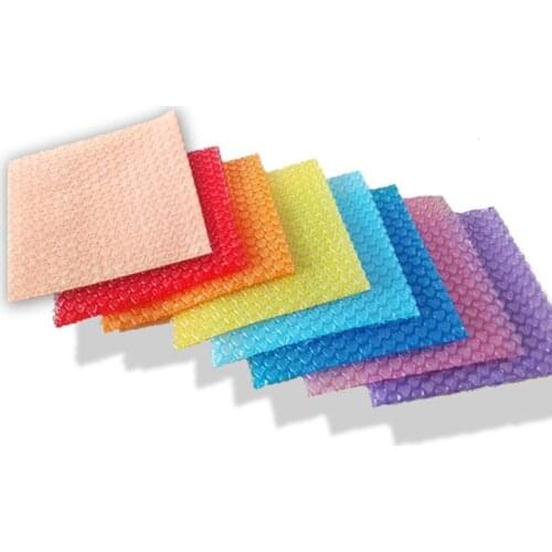 50Pcs New Heart-shaped Bubble Bags Inflatable Bag Foam Wrap 10*10cm For Foam Packing Material Gift Halloween Decoration Supplies