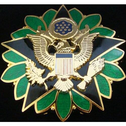 US ARMY DOD GENERAL STAFF OFFICER RANK INSIGNIA EAGLE MEDAL BADGE PIN BROOCH