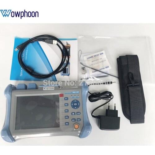 Ship by DHL TMO-300-SM-C 1310/1550nm 32/30dB Built in VFL Touch Screen Optical Time Domain Reflectometer Fiber Optic OTDR