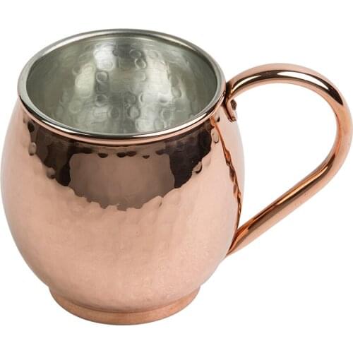 Hakart has been Forged Copper Barrel Cup Mug 430 Ml
