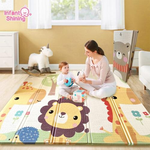 Infant Shining Baby Mat Playmat Kids Carpet Baby Play Mat 200*180*1cm Foam XPE Puzzle Game Pad for Infants Educational Soft Mat