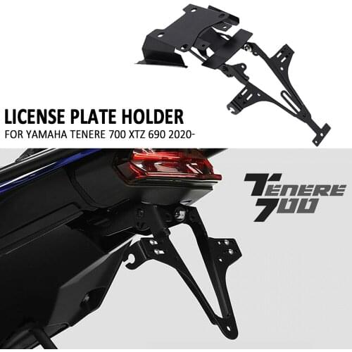 NEW Motorcycle Rear License Number Plate Holder Bracket For Yamaha Tenere 700 Tenere700 2020 2021