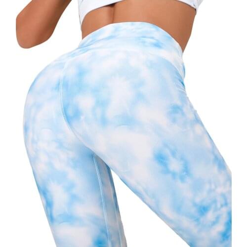2021 Fashion Womens Print Hip Lift Workout Leggings Fitness Sports Gym Running Yoga Pants Yoga Pants Sportswear Women Leggings