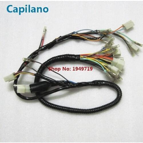 Motorcycle AX100 entire vehile cable wire line for Suzuki 100cc AX100 electric full assembly spare parts