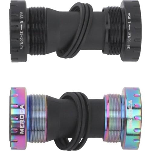 MEROCA MTB Road Bike Bottom Bracket BB68/73mm External Bearing 24mm Axle, Used for Bicycle Crank Connection Bearing Accessorie