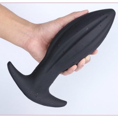 Super Long Anal Plug with Suck Cup Silicone Prostate Massager Thick Butt Plug Huge Dildo Beads Sex Toys for Man Woman Anal Plug