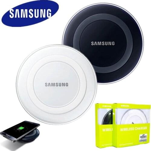 Original Samsung Wireless Charger Adapter qi Charge Pad For Galaxy S7 S6 EDGE S8 S9 S10 Plus Note 4 5 For Iphone 8 X XS XR mi 9
