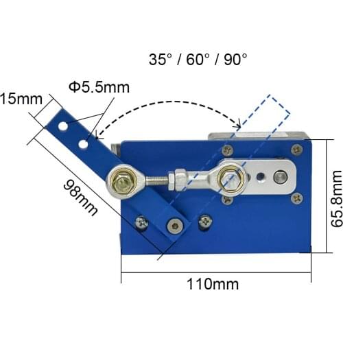 Reciprocating Swing Motor DIY Custom Swinging DC Motor DC 12V 24V Metal Institutional 35 60 90 Degress for DIY Design DC Motor