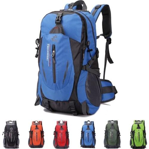 40L Waterproof Polyester Men Outdoor Travel Backpack Sport Bag Camping Hiking Trekking Backpack Mochila Rucksack For Teenage