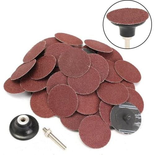 100Pcs 14inch Grinding Abrasive Paper Wood Furniture Finishing Sanding Discs for Universal Orbitals Sander