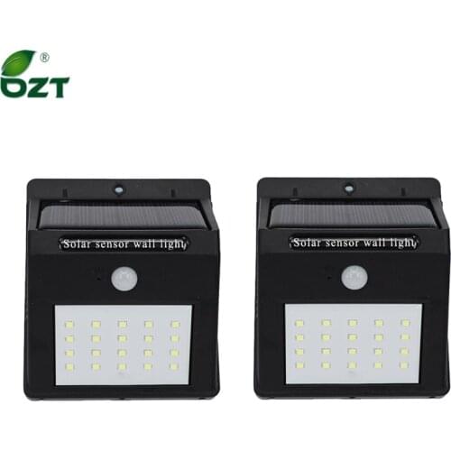 LED Solar Light 20 Leds Waterproof Outdoor Lamp PIR Motion Sensor Solar Wall Lamp Energy Saving Light Garden Decoration